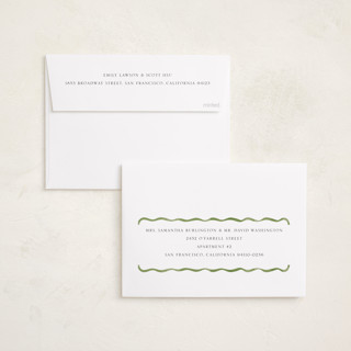 This is a fern photo christmas cards with standard by Chris Griffith called holiday fringe printing on recycled smooth signature in standard