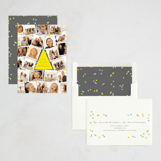 This is a corn photo christmas cards with standard by fatfatin called family tree printing on recycled smooth signature in standard