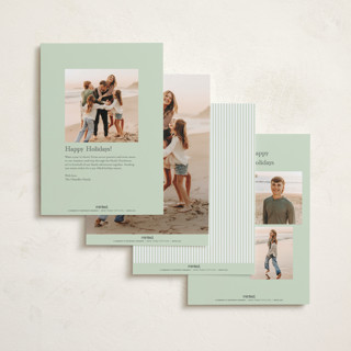 This is a pine photo christmas cards with standard by Bayberry Kate called woven pine printing on recycled smooth signature in standard