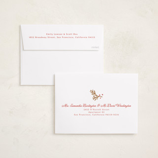 This is a snowy photo christmas cards with standard by Ellis called calligraphic printing on recycled smooth signature in standard