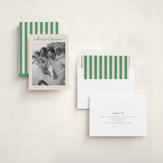 This is a lime photo christmas cards with standard by Carolyn MacLaren called having fun printing on recycled smooth signature in standard