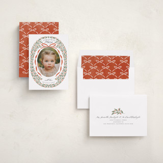 This is a cinnabar photo christmas cards with standard by Tracey Khalei called shiloh printing on recycled smooth signature in standard