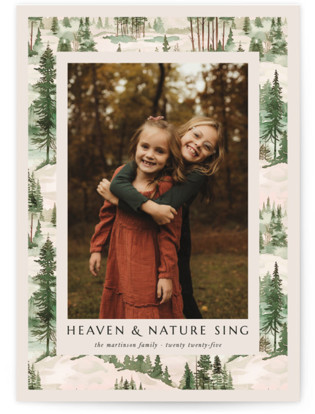 Forest Christmas Photo Cards