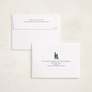 This is a peacock photo christmas cards with standard by Tatjana Koraksic called forest printing on recycled smooth signature in standard