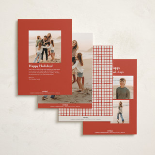 This is a eggnog photo christmas cards with standard by Leah Bisch called outlined printing on recycled smooth signature in standard