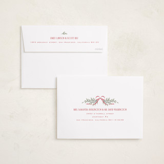 This is a santa suit photo christmas cards with standard by Leah Bisch called twelve days printing on recycled smooth signature in standard