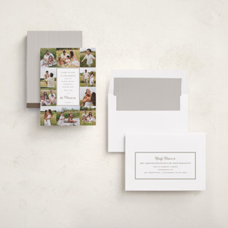 This is a gingerbread photo christmas cards with standard by Emily Betts called ten printing on recycled smooth signature in standard