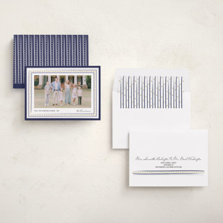 This is a sugar plum photo christmas cards with standard by Jacquie Foster called drawn together in blessings printing on recycled smooth signature in standard