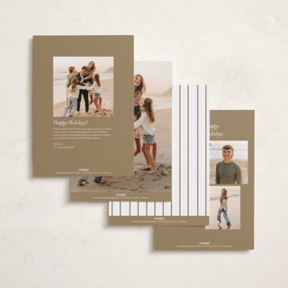 This is a cotton photo christmas cards with standard by Angela Thompson called simple blessings printing on recycled smooth signature in standard