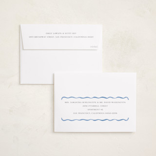 This is a blue jay photo christmas cards with standard by Chris Griffith called holiday fringe printing on recycled smooth signature in standard