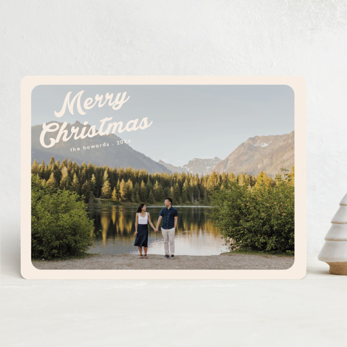 minted holiday card maker example