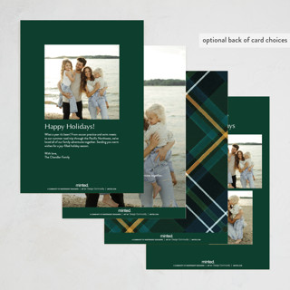 This is a butterscotch photo christmas cards with standard by Rebecca Rueth called fun times printing on recycled smooth signature in standard