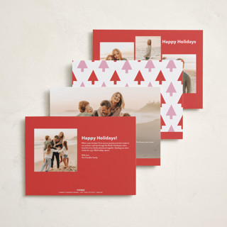 This is a candy cane photo christmas cards with standard by Angela Thompson called merry & bold printing on recycled smooth signature in standard