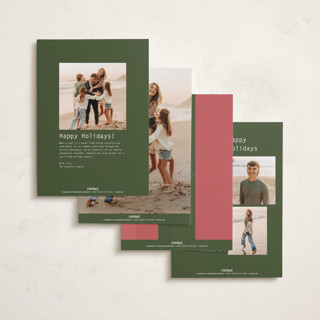 This is a elf shoes photo christmas cards with standard by Peony Rose Design called fa la la christmas printing on recycled smooth signature in standard