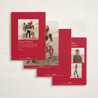 This is a winter berry photo christmas cards with standard by Jennifer Postorino called all around printing on recycled smooth signature in standard
