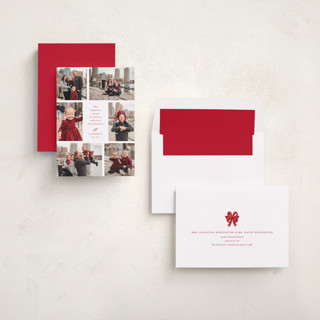 This is a winter berry photo christmas cards with standard by Jennifer Postorino called all around printing on recycled smooth signature in standard