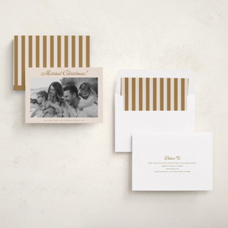 This is a butterscotch photo christmas cards with standard by Carolyn MacLaren called having fun printing on recycled smooth signature in standard