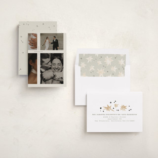 This is a cream photo christmas cards with standard by Anastasia Makarova called extra details printing on recycled smooth signature in standard