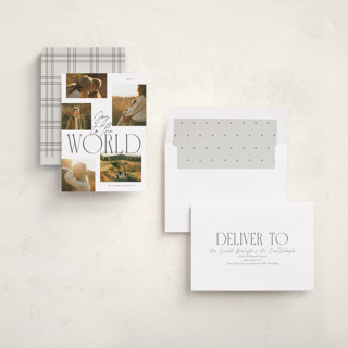 This is a wool photo christmas cards with standard by Jackie Crawford called five top printing on recycled smooth signature in standard