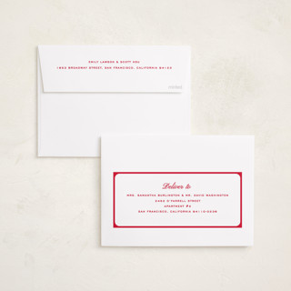 This is a stocking photo christmas cards with standard by Creo Study called simple border printing on recycled smooth signature in standard
