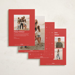 This is a festive photo christmas cards with standard by Erica Krystek called merry arc printing on recycled smooth signature in standard