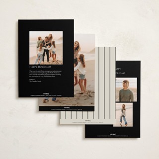 This is a ebony photo christmas cards with standard by Chris Griffith called holiday feels printing on recycled smooth signature in standard