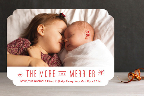 The More, the Merrier Christmas Photo Cards