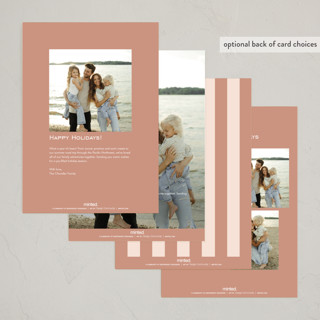 This is a candied grapefruit photo christmas cards with standard by Ekko Studio called modern editorial printing on recycled smooth signature in standard