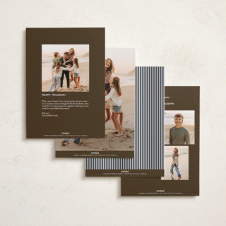 This is a espresso photo christmas cards with standard by Megan Davis called praline printing on recycled smooth signature in standard