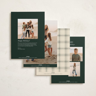 This is a pine photo christmas cards with standard by Annie Clark called perfectly framed printing on recycled smooth signature in standard