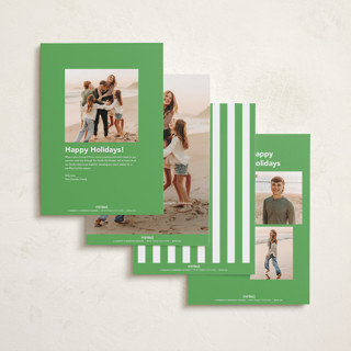 This is a fern photo christmas cards with standard by Cass Loh called bright handwriting printing on recycled smooth signature in standard