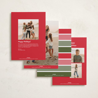 This is a gumdrop photo christmas cards with standard by Olivia Williams called stacked printing on recycled smooth signature in standard