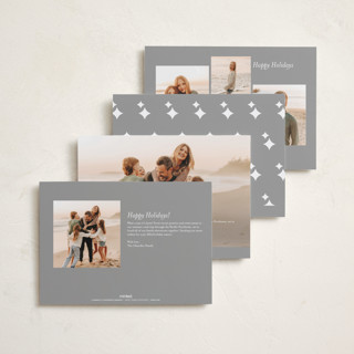 This is a mist photo christmas cards with standard by Juneau Designs called merry magic moments printing on recycled smooth signature in standard
