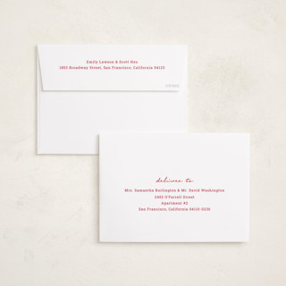 This is a crimson photo christmas cards with standard by Stacey Meacham called simplest border printing on recycled smooth signature in standard