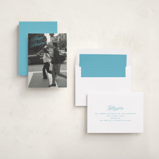 This is a ice photo christmas cards with standard by JoAnn Jinks called neon vintage printing on recycled smooth signature in standard