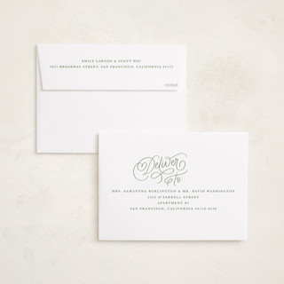 This is a mint photo christmas cards with standard by Kristen Smith called painted garland printing on recycled smooth signature in standard