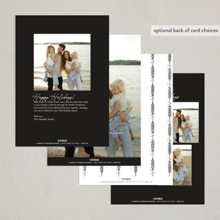 This is a snow photo christmas cards with standard by Ana de Sousa called charming printing on recycled smooth signature in standard