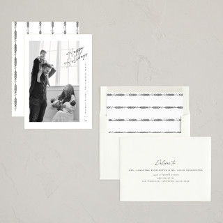 This is a snow photo christmas cards with standard by Ana de Sousa called charming printing on recycled smooth signature in standard