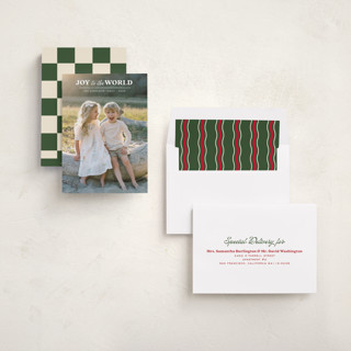 This is a starlight photo christmas cards with standard by Creo Study called pure joy printing on recycled smooth signature in standard