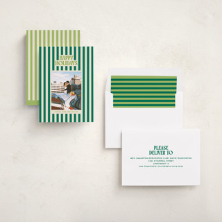 This is a balsam photo christmas cards with standard by Ekko Studio called bold & bright printing on recycled smooth signature in standard