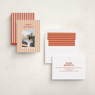 This is a gumdrop photo christmas cards with standard by Ekko Studio called bold & bright printing on recycled smooth signature in standard