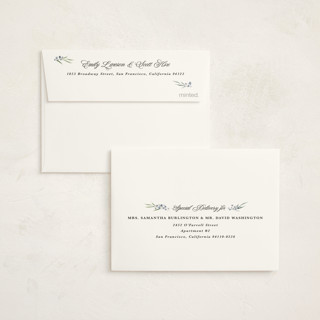 This is a sky kids thank you cards with standard by Kate Ahn called vinca printing on strathmore in standard
