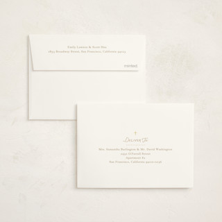 This is a parchment kids thank you cards with standard by Ellen Schlegelmilch called eloise printing on strathmore in standard