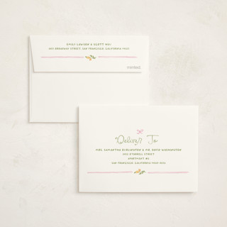 This is a watermelon kids thank you cards with standard by Creo Study called preppy garden printing on strathmore in standard