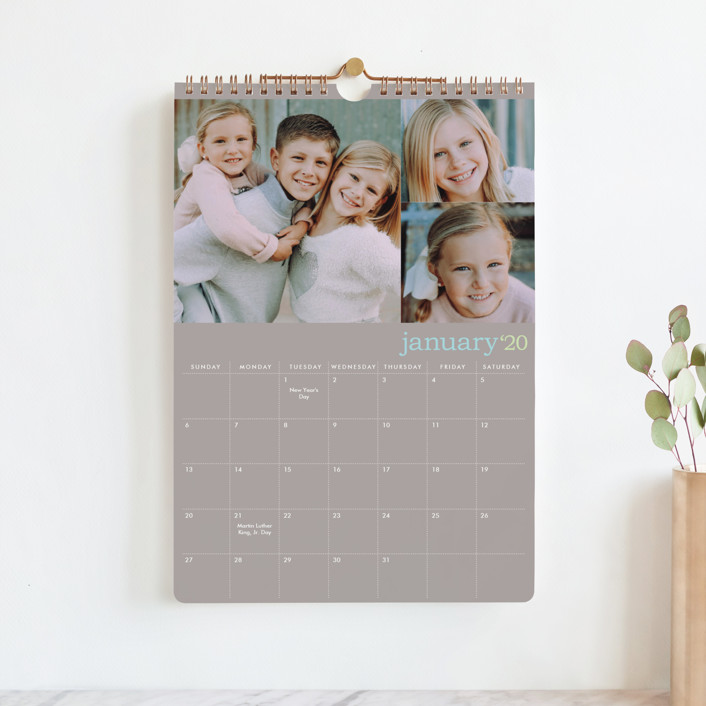 Pop Of Color Standard Photo Calendars By Kelli Hall Minted Multi Photo