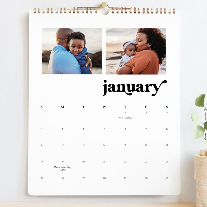 Simple Statement Photo Calendars by Leah Ragain | Minted Simple Statement Photo Calendars by Leah Ragain | Minted