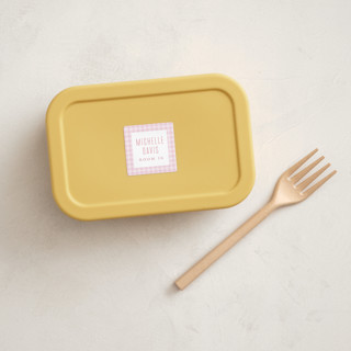 This is a blush name labels with standard by Lea Delaveris called charming printing on waterproof sticker paper in sticker