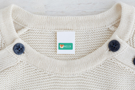 Red Fox Custom Name Labels Red Fox Custom Name Labels