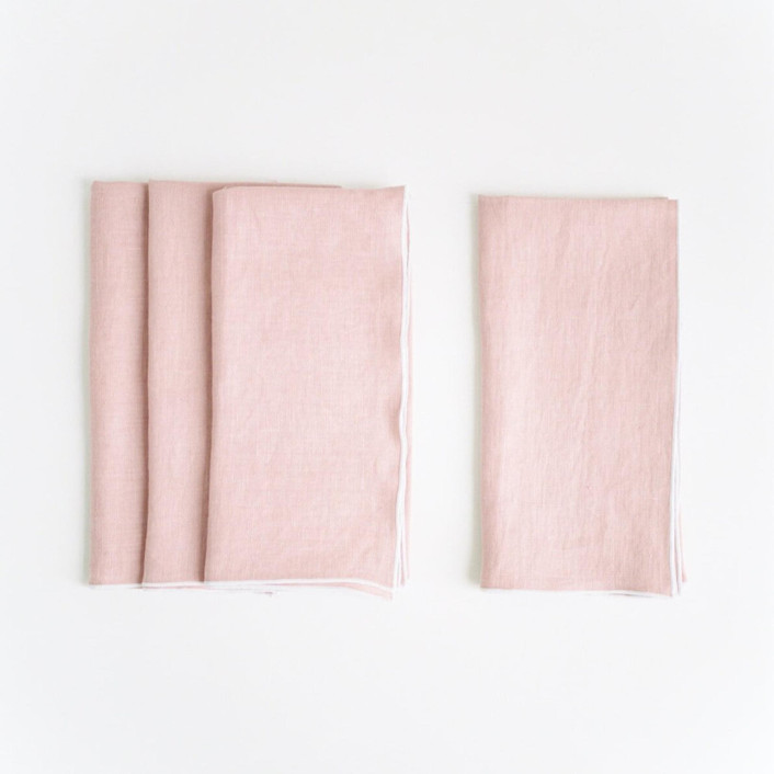 STONE WASHED LINEN NAPKINS // SET OF 4