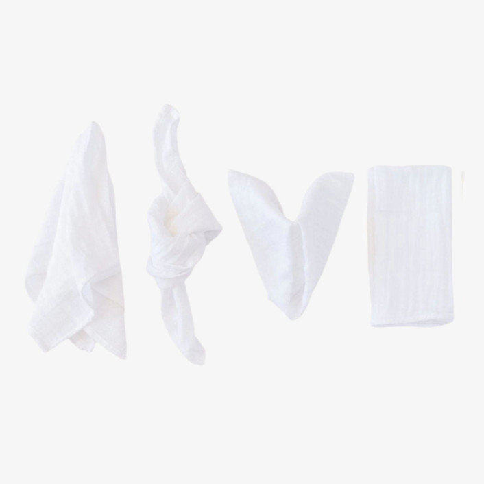 ORGANIC COTTON NAPKINS // SET OF 4